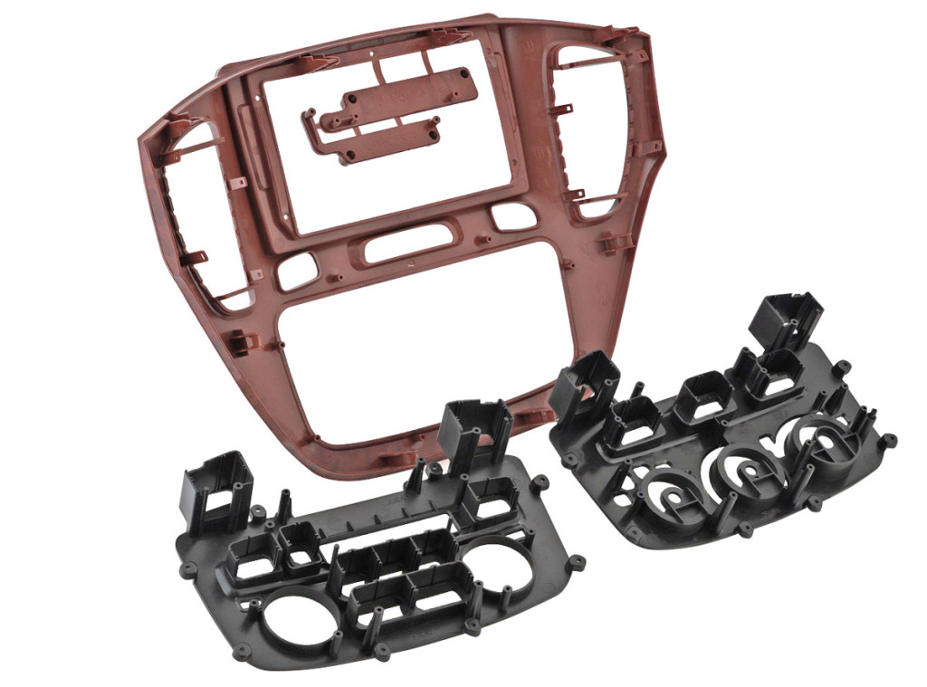 Рамка для UMS  TOYOTA HighLander 2000 -2007, Kluger, 9" (тип2) WOOD