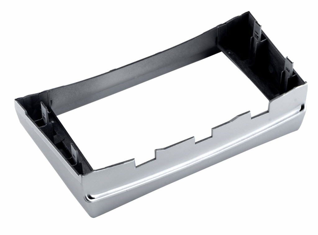 Рамка для UMS  TOYOTA Avensis II 2003-2008 Silver, 9"