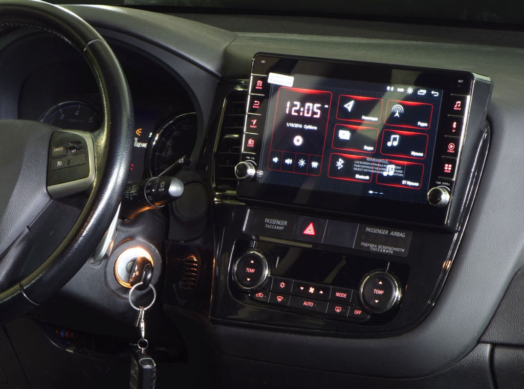 Рамка для UMS  MITSUBISHI Outlander III 2012-2020, 10"
