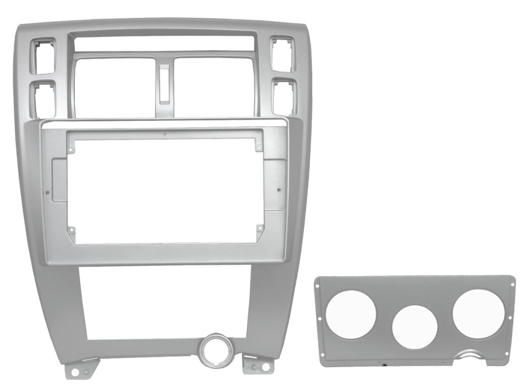 Рамка для UMS  HYUNDAI Tucson 2004-2010 SILVER, 10"