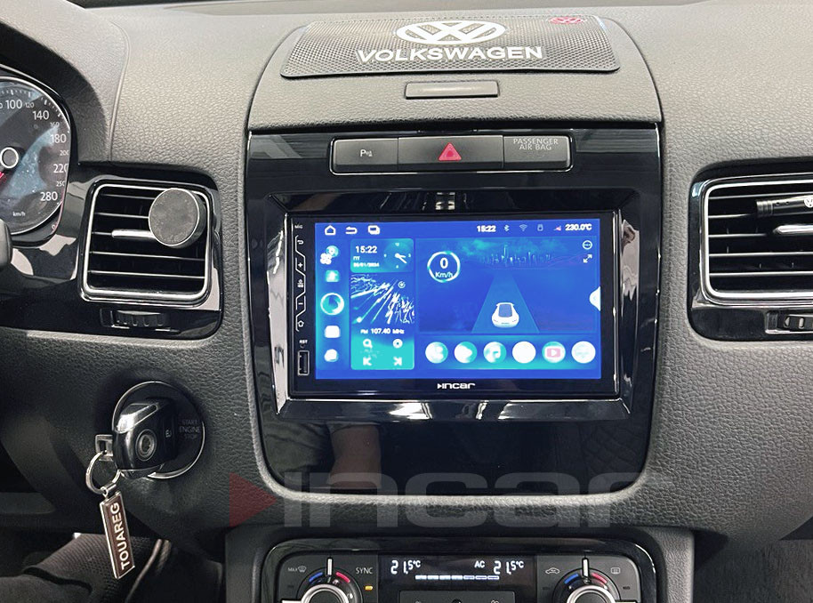 Рамка  VW Touareg II / II рестайлинг 2011-17 2din (крепеж)