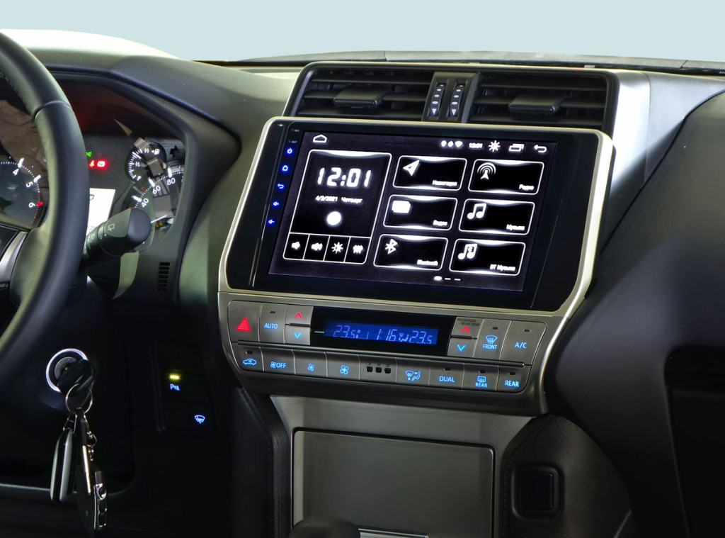Рамка для UMS  TOYOTA Land Cruiser Prado-150  2018+, 10"