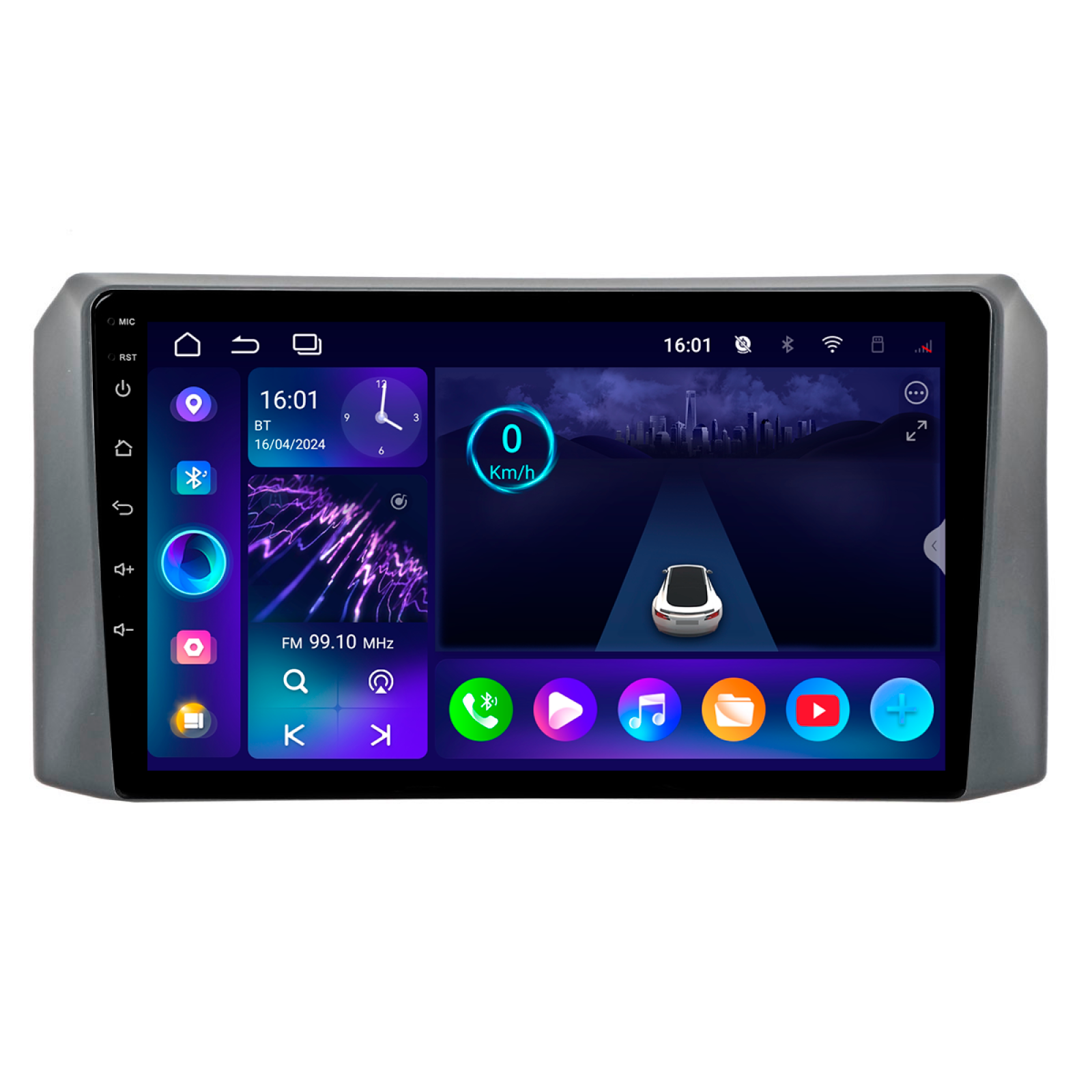 ШГУ UAZ Patriot 16+ c магн. (Incar ARN-4410s-4 Lite) Android 14, 4-64Gb, 10" IPS,1280*720, DSP, FAN, wi-fi, BT