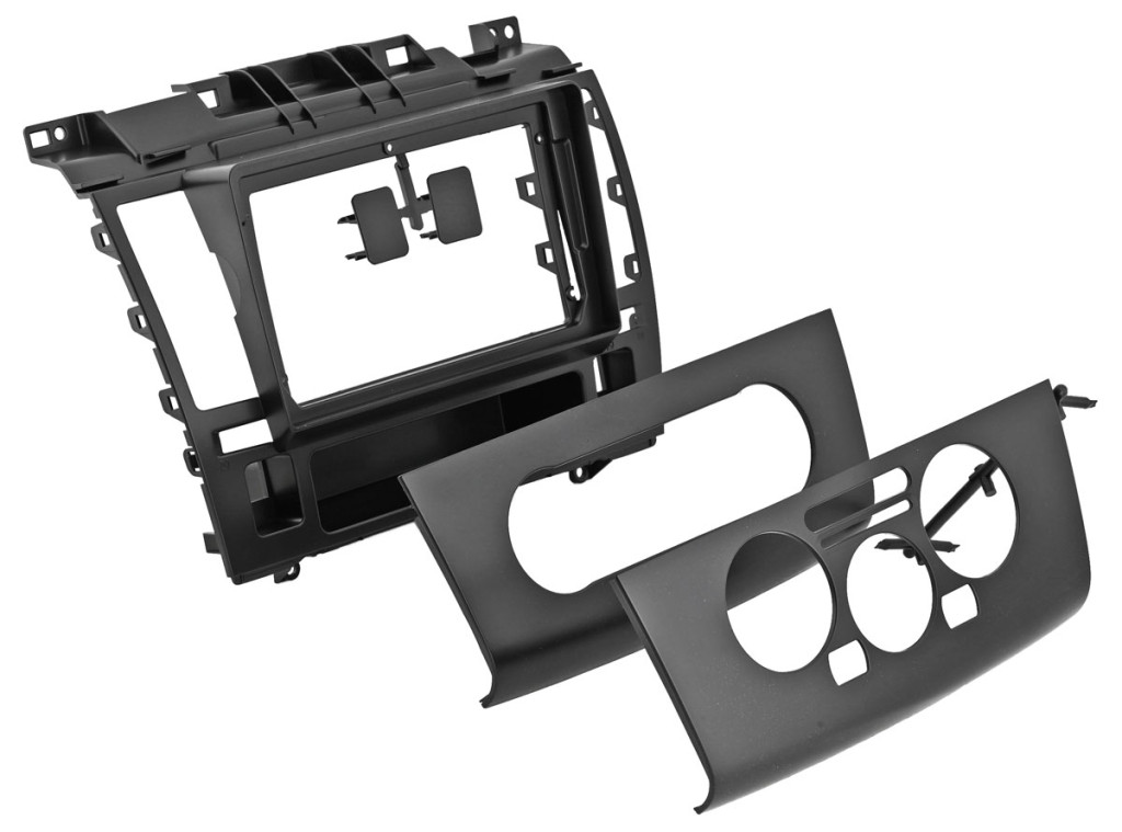 Рамка для UMS  NISSAN Tiida 2004-2011 (пр/лев руль), 9" BLACK