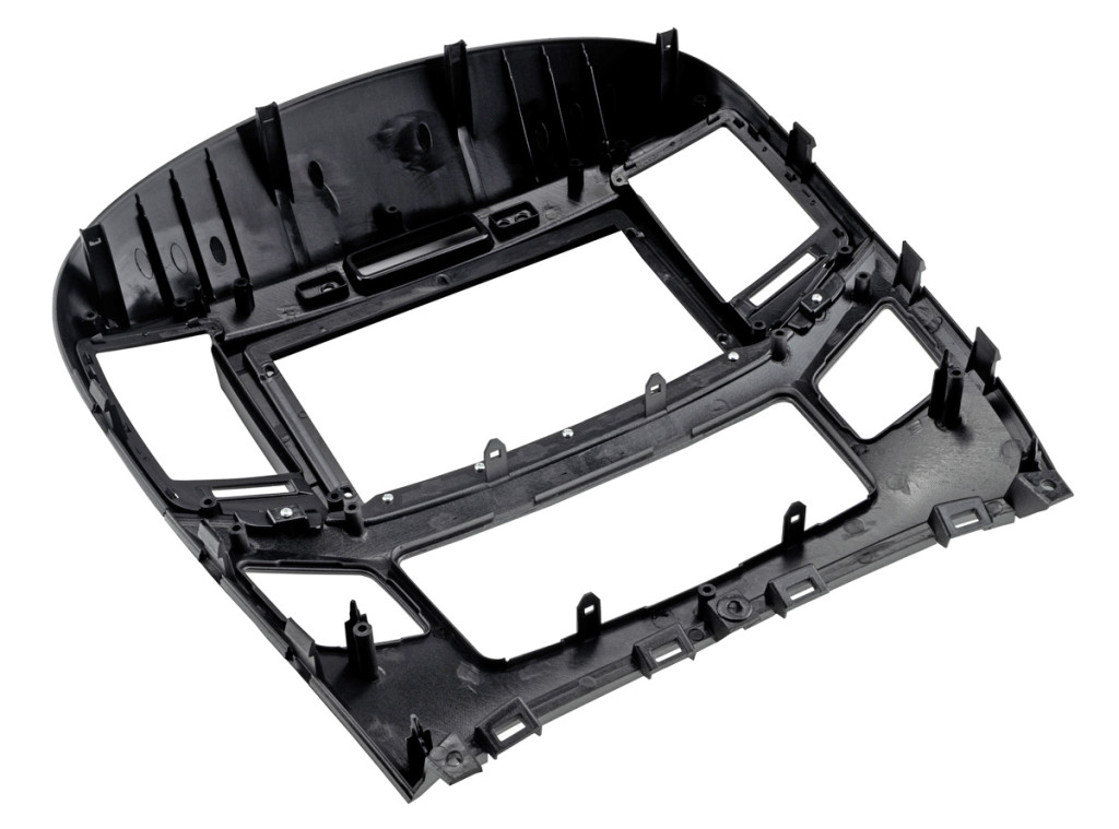 Рамка для UMS  HYUNDAI H1 Starex 2016+, 9" (тип3 Консоль с отверстием под часы)