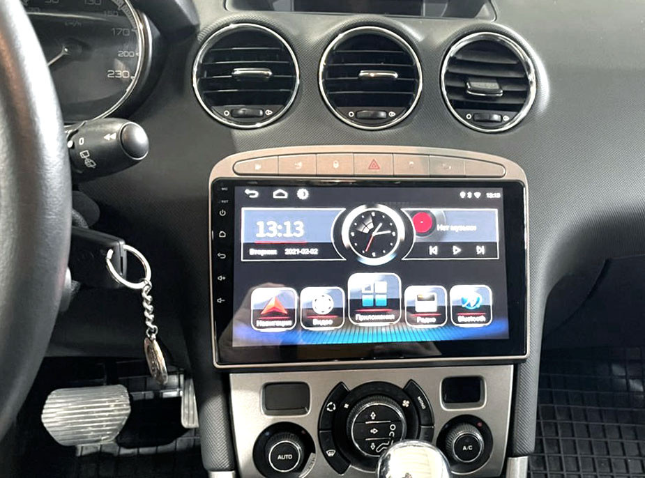 Рамка для UMS  PEUGEOT 308 (2007-2015), 408 (2012-2017), 9"  GRAY