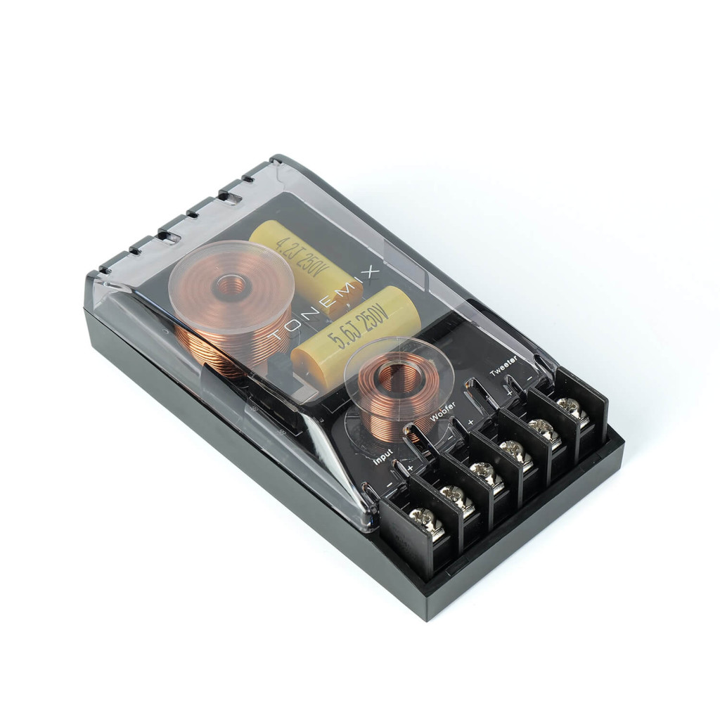 Tonemix SYNT-6.2C / 2-x полосная компонентная акустика, НЧ/СЧ-динамик 6,5" (165 мм), ВЧ-динамик 1,0" (25,4 мм) шелк, RMS 100 Вт, 4 Ом 
