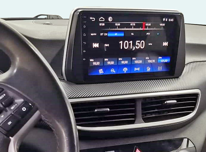 Рамка для UMS  HYUNDAI Tucson 2018-2020, 9" (металлический кронштейн)
