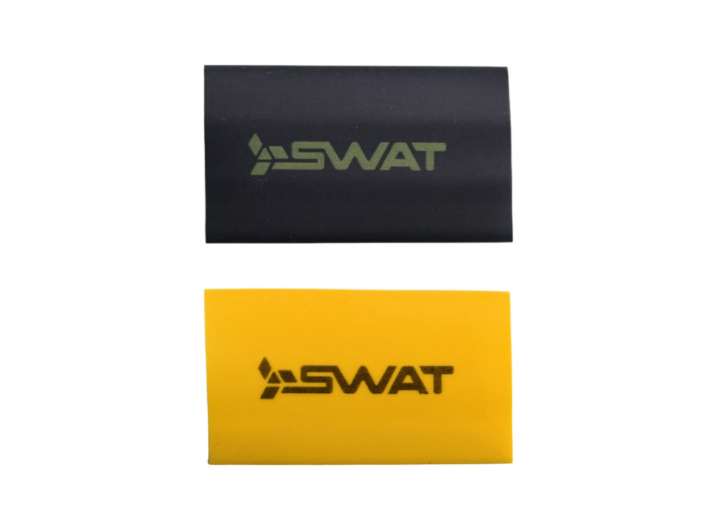 Трубки термоусадочные, d14мм, 4Ga, 5шт. черных и 5шт. желтых длиной 4см.