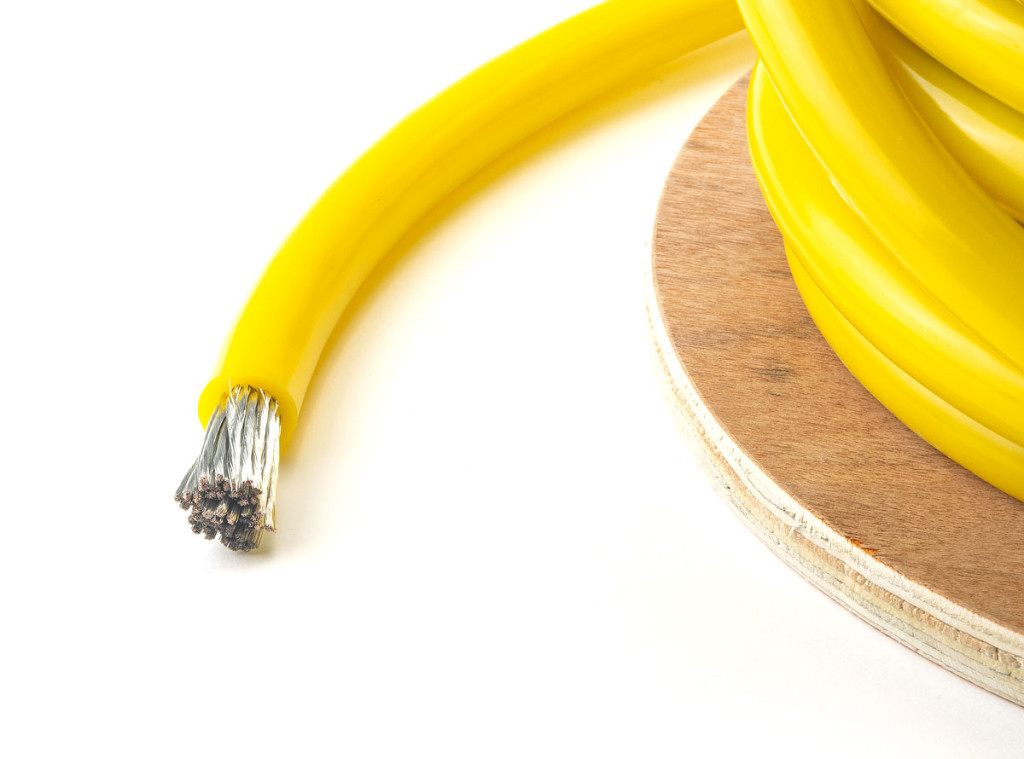 SWAT SXW-2Y силовой кабель 2Ga/35мм2, желтый, луженая медь, 20м, метровая разметка