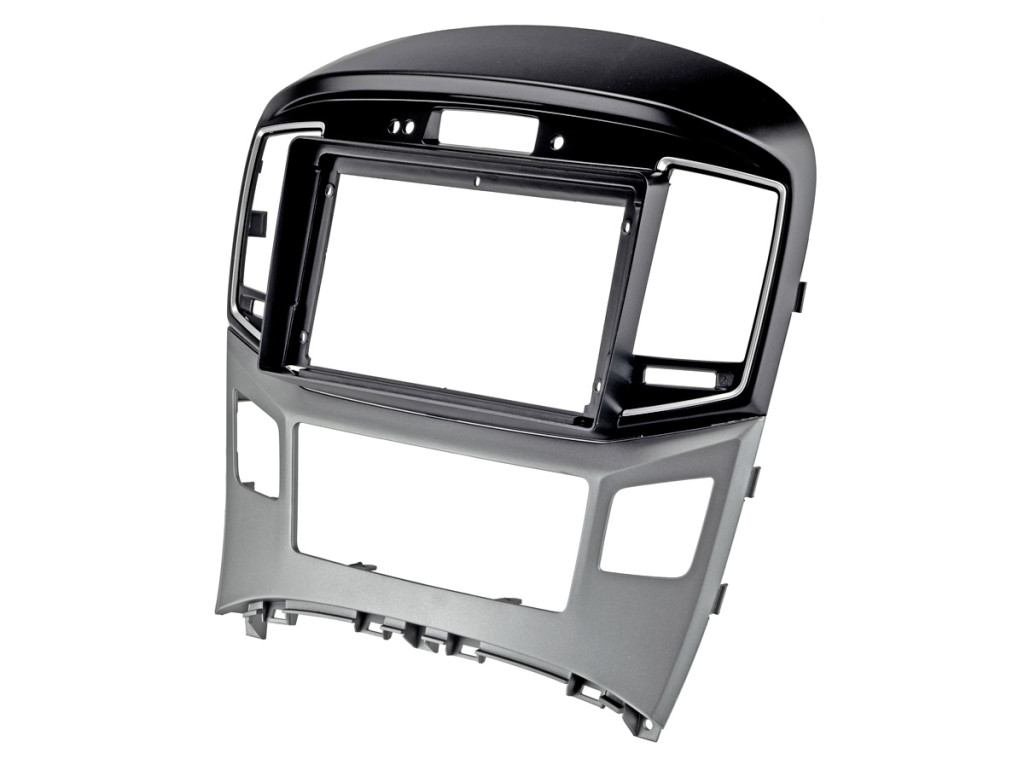 Рамка для UMS  HYUNDAI H1 Starex 2016+, 9" (тип3 Консоль с отверстием под часы)