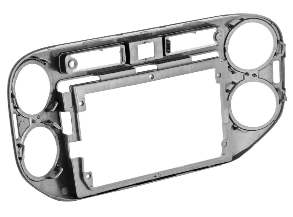 Рамка для UMS  VW Tiguan 2011-2016 SILVER, 9"