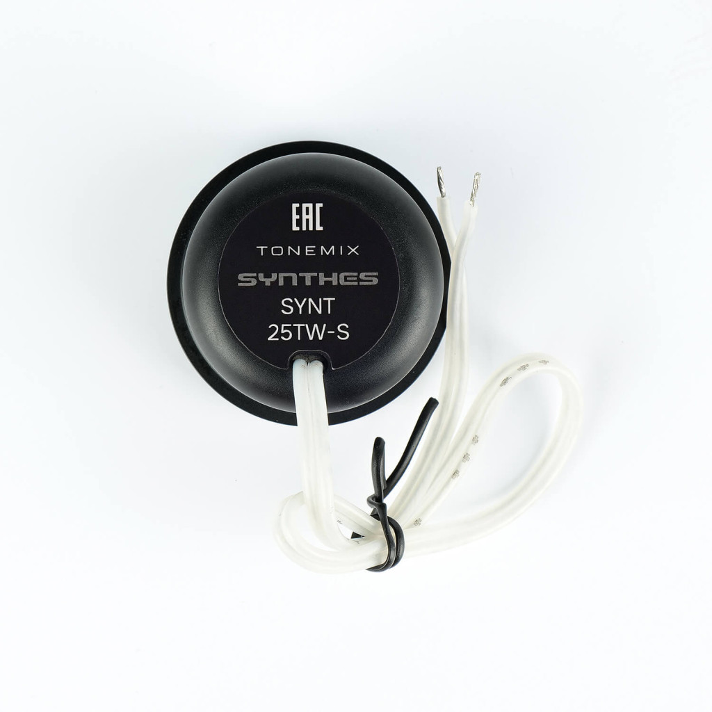 Tonemix SYNT-6.2C / 2-x полосная компонентная акустика, НЧ/СЧ-динамик 6,5" (165 мм), ВЧ-динамик 1,0" (25,4 мм) шелк, RMS 100 Вт, 4 Ом 