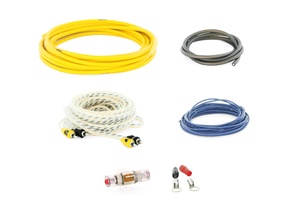 SWAT PAC-T10 /набор проводов для подкл. 2х кан. усилителя 10Ga, ССА, блистер