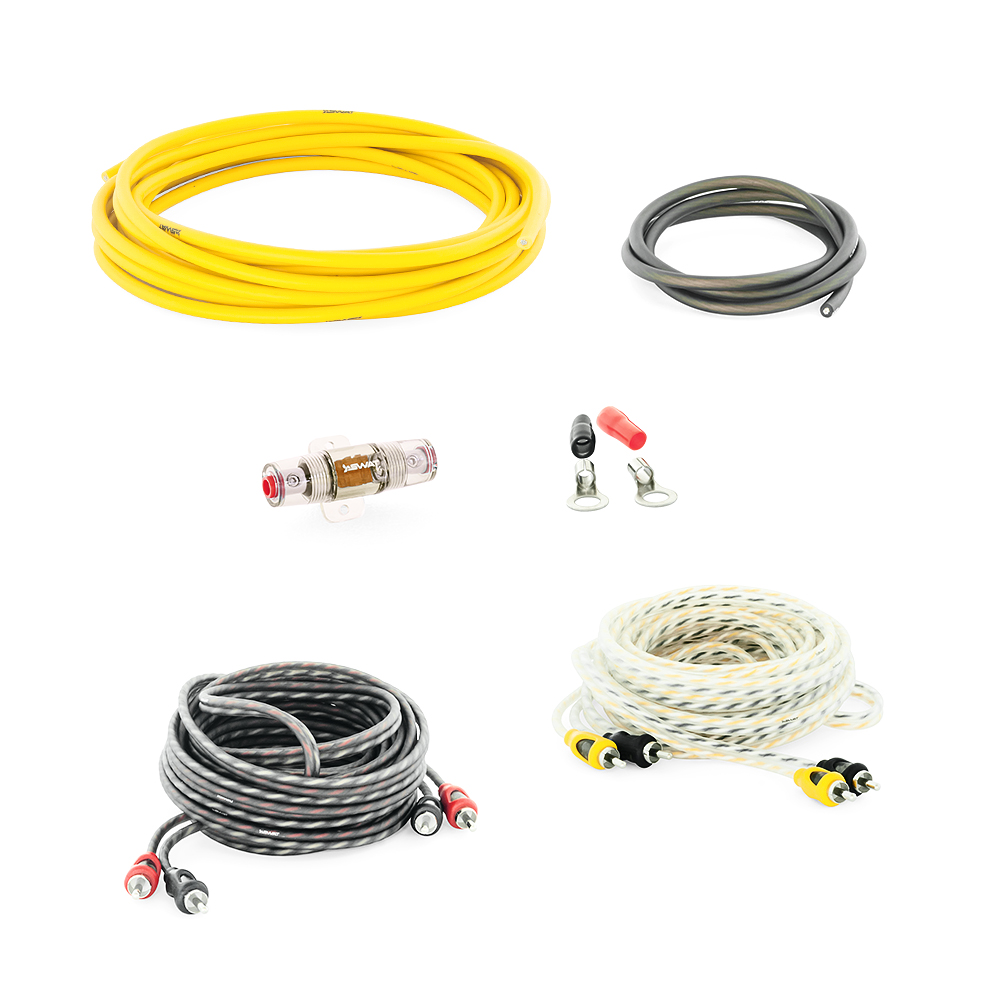 SWAT PAC-F10 /набор проводов для подкл. 4х кан. усилителя 10Ga, ССА, блистер