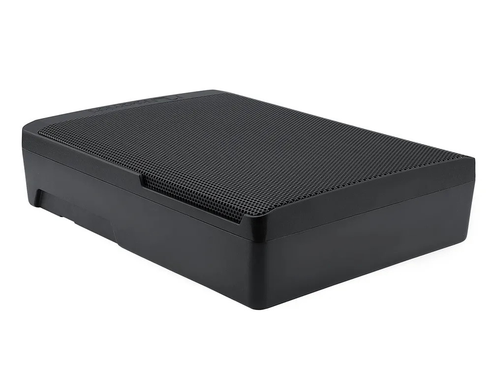 Nakamichi NBF25.0A, 10" активный плоский сабвуфер, алюм. корпус, 150W номин мощность, 900W макс мощн