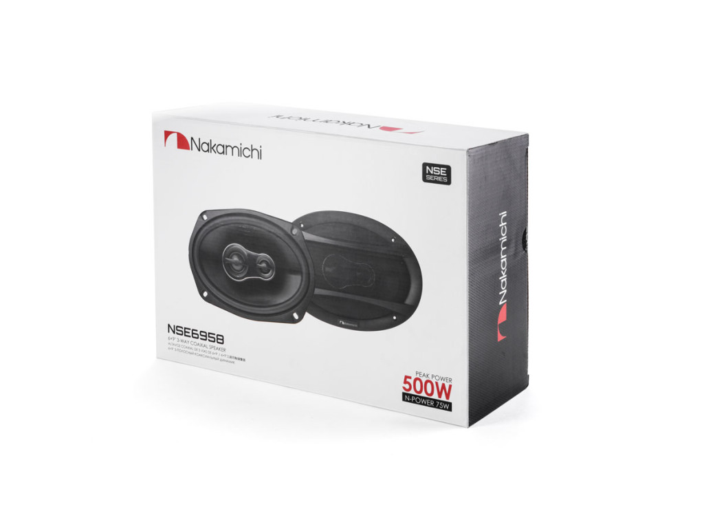 Nakamichi NSE-6958 /6*9" 3-х полосная акустика, Peak Power 500Вт, RMS 75 Вт/