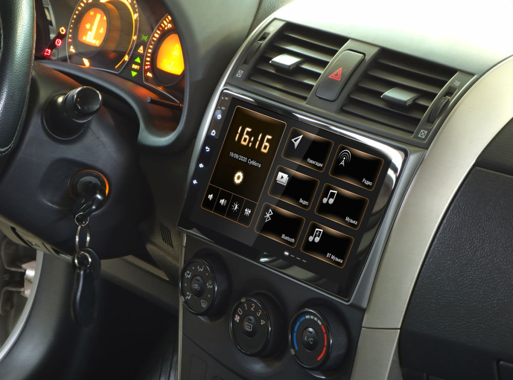 Рамка для UMS  TOYOTA Corolla 2007-2012 (тип1), 9"