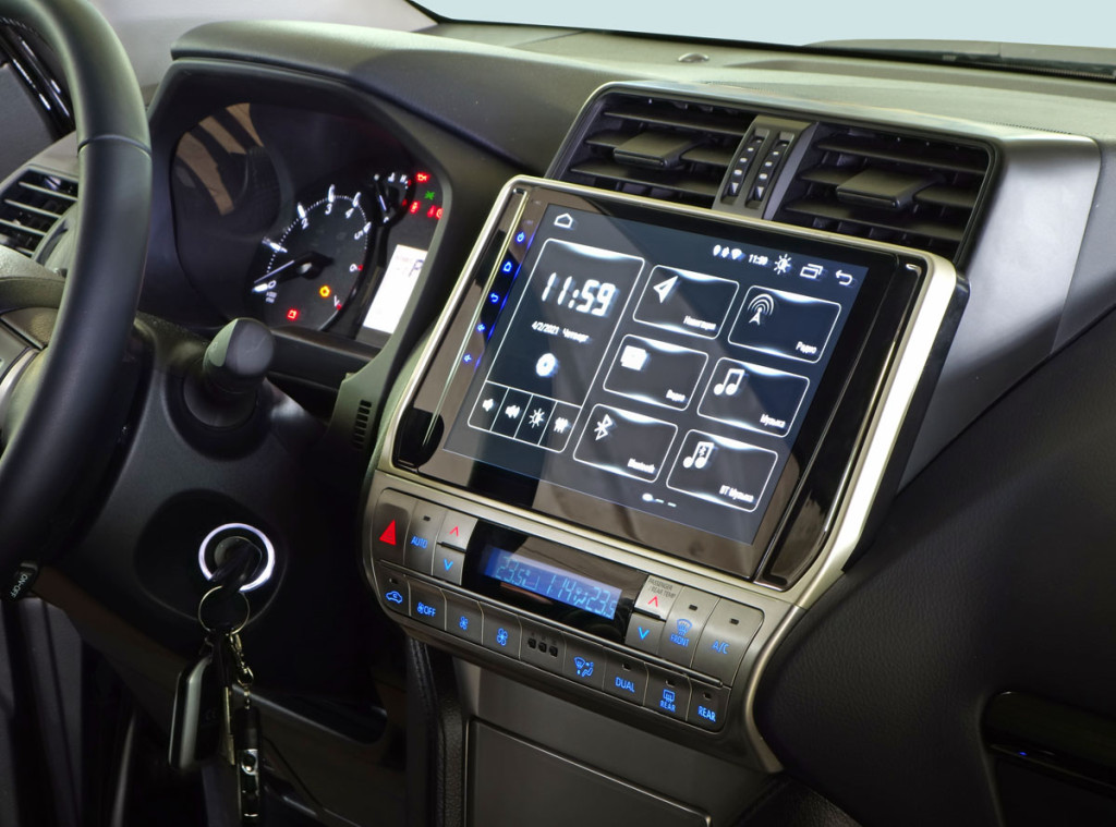 Рамка для UMS  TOYOTA Land Cruiser Prado-150  2018+, 10"