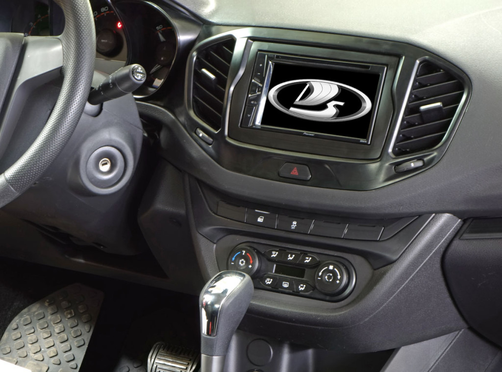 Рамка  LADA Vesta 2din (крепеж)