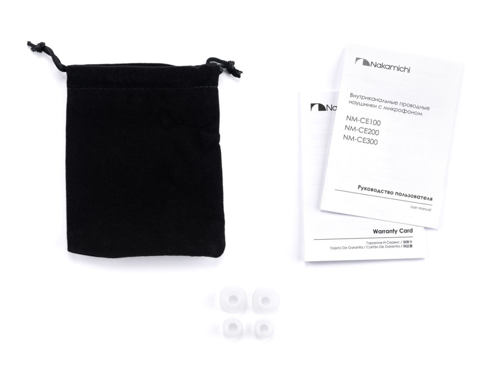 Nakamichi CE300(SL), проводные наушники-гарнитура (серебристый)