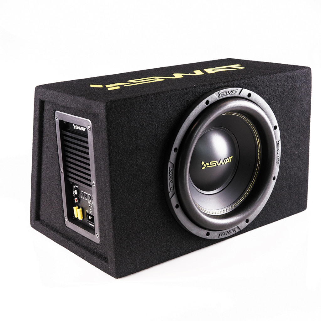 SWAT MAS-10VBA /сабвуфер 10" в корпусе ФИ, активный 300 Вт RMS/