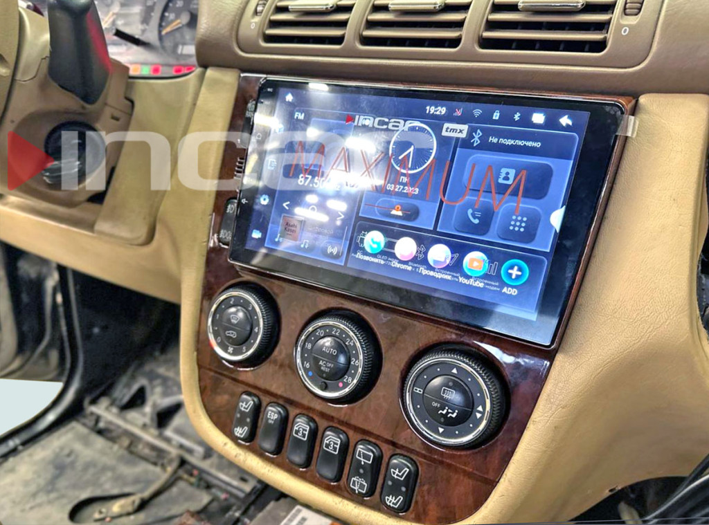 Рамка для UMS  MERCEDES M-class ML (W163) I Рестайлинг 2001-2005  WOOD, 9"