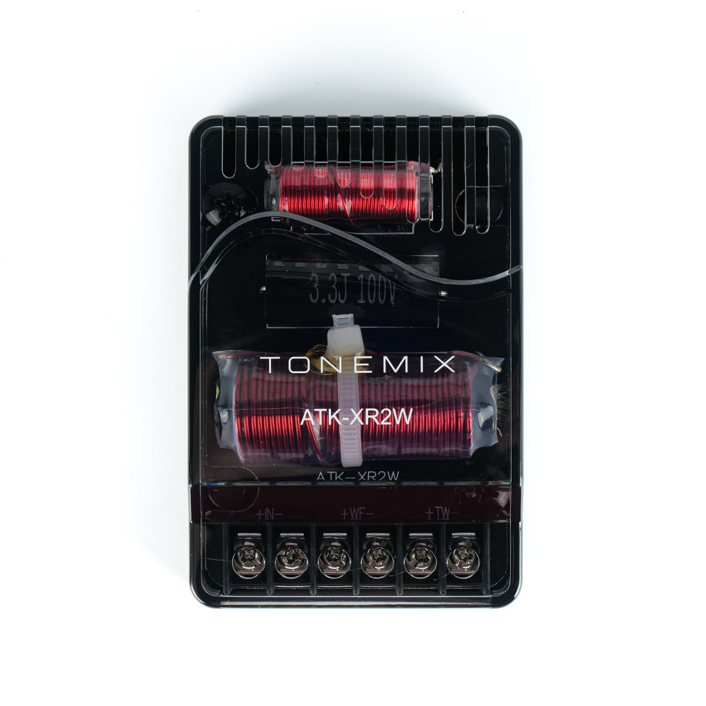 Tonemix ATK-6.2C / 2-x полосная компонентная акустика, НЧ/СЧ-динамик 6,5" (165 мм), ВЧ-динамик 7/8" (22 мм) текстиль RMS 80 Вт, 4 Ом