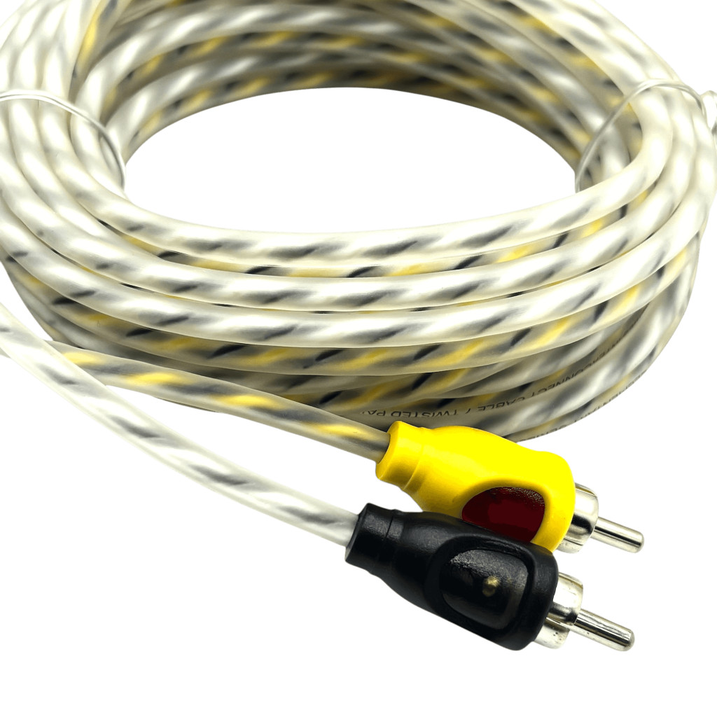 SWAT SIE-230 межблочный кабель 2RCA-2RCA, 3.0 метра, витая пара, медь