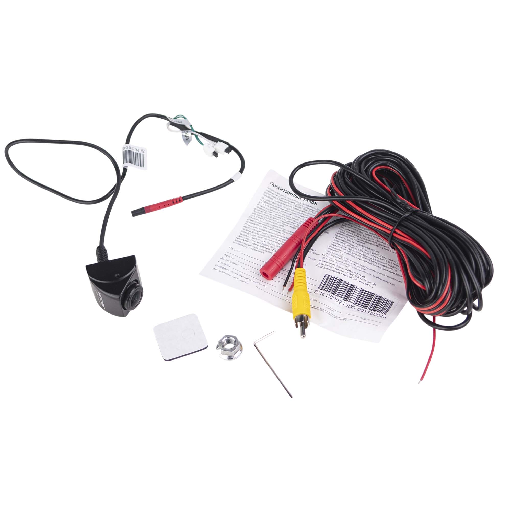Camera .VDC-007T / INCAR универсальная AHD/CVBS камера 1080P(1920х1080), поворотная линза 360°, 4 pin connector, DC 6V-12V