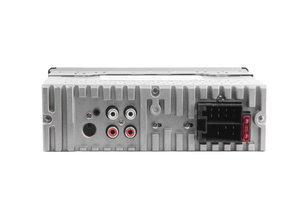 Nakamichi NQ513BR/ 1 din медиа-ресивер, USB, AUX, ВТ, ПДУ, 4*50 Вт, красн./
