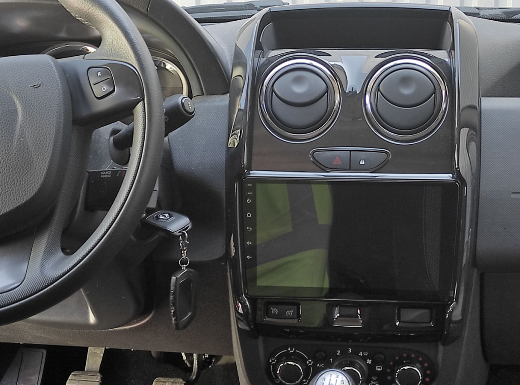 Рамка для UMS  LADA Largus 2021+, RENAULT Duster I Рестайлинг 2015-2020, 9"  (тип2 Консоль)