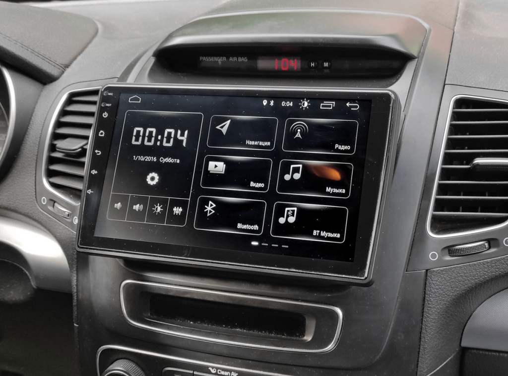 Рамка для UMS  KIA Sorento 2013-2019 (XM), 9" (тип1 Накладка)