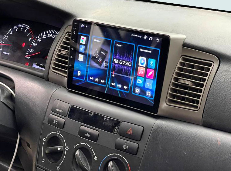 Рамка для UMS  TOYOTA Corolla 2001-2006, 9" (тип1) BEIGE