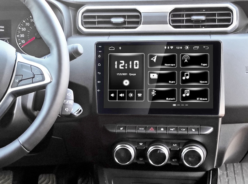 Рамка для UMS  RENAULT Duster 2021+ (максимальная комплектация), Arkana 2019+, 10"