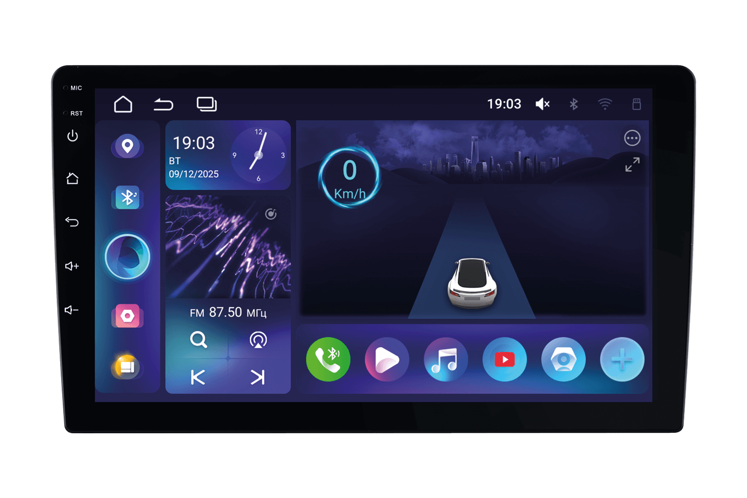 ГУ UMS 10" INCAR ARN-7710-4 Lite Автомобильная мультимедийная система Android 14, 4+64Gb, 10" IPS 1280*720, DSP, wi-fi, BT, FAN