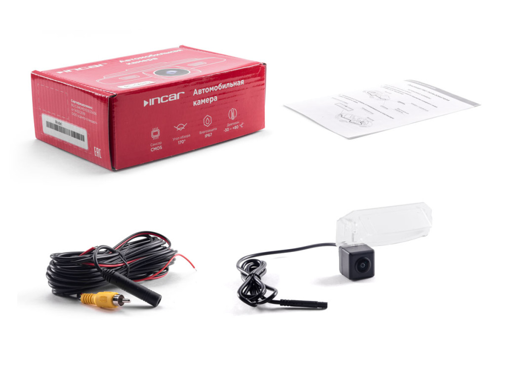 Camera Mitsubishi Lancer IX (2000-2010), Eclipse Cross (2017-2020), Outlander III (2018+) (INCAR VDC