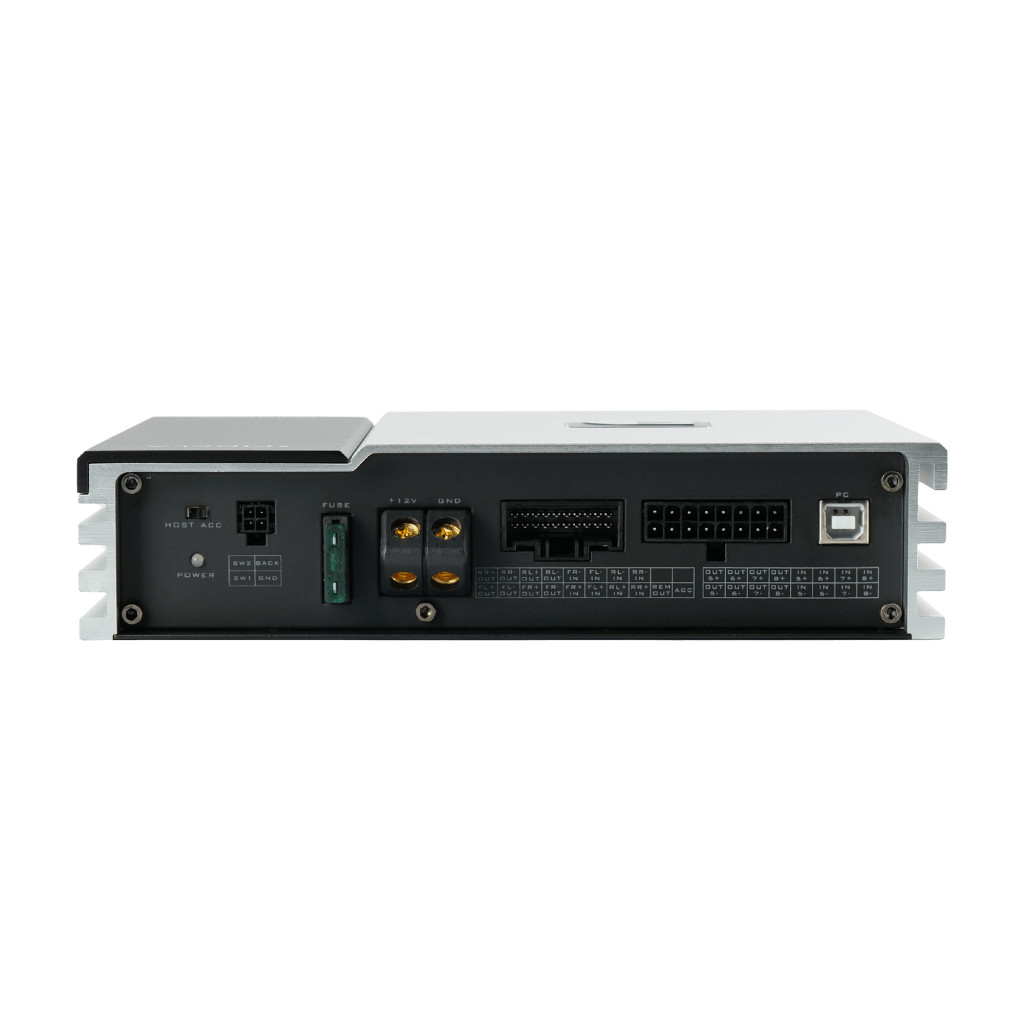 Nakamichi FDSK530A PRO  Автомобильный процессор-усилитель звука с кабелем питания, BT, Optic IN