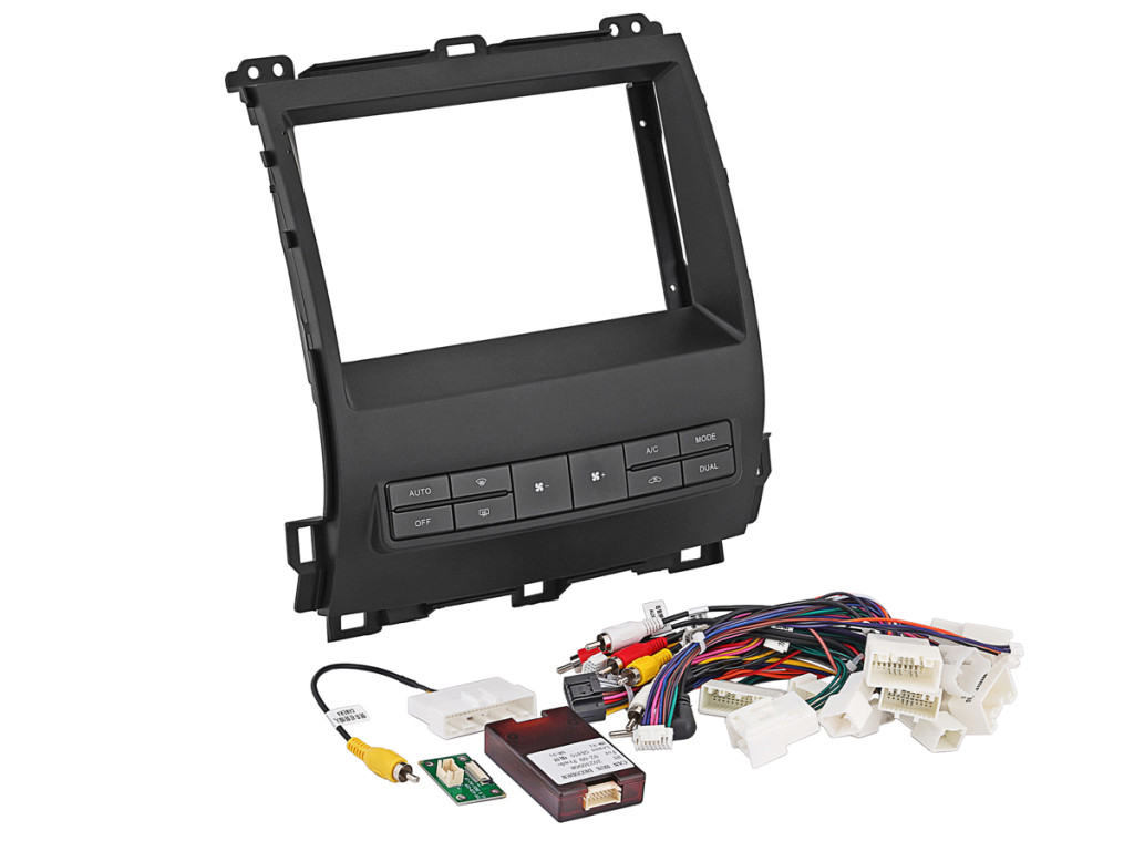 Рамка для UMS  TOYOTA Land Cruiser Prado-120, LEXUS GX470, 9" (тип4 Original style) для авто с оригинальным дисплеем, провода в компл