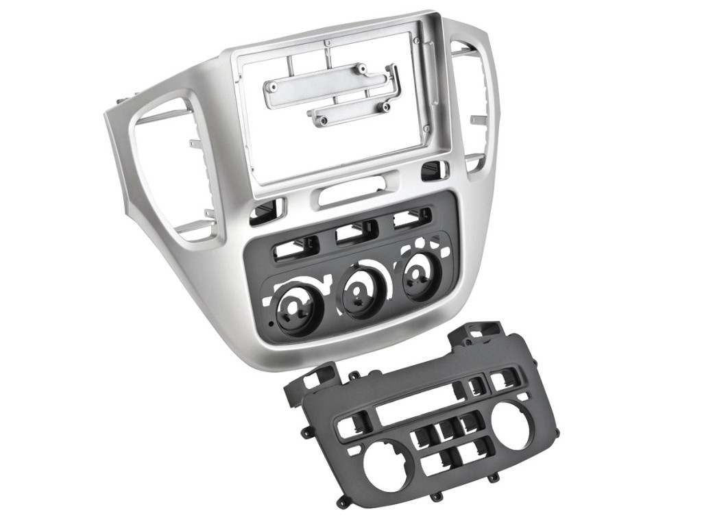 Рамка для UMS  TOYOTA HighLander 2000 -2007, Kluger, 9" (тип2) SILVER
