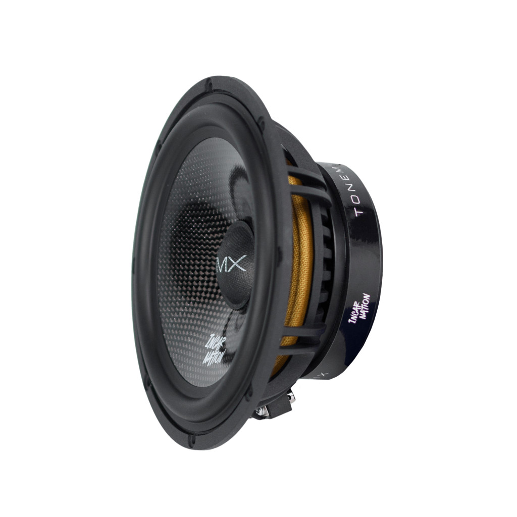 Tonemix ICN-6.2P-Carbon-GR / 2-x полосная компонентная акустика, НЧ/СЧ-динамик 6,5" (165 мм), ВЧ-динамик 1,06" (27 мм) шелк, RMS 100 Вт, 4 Ом, защитны
