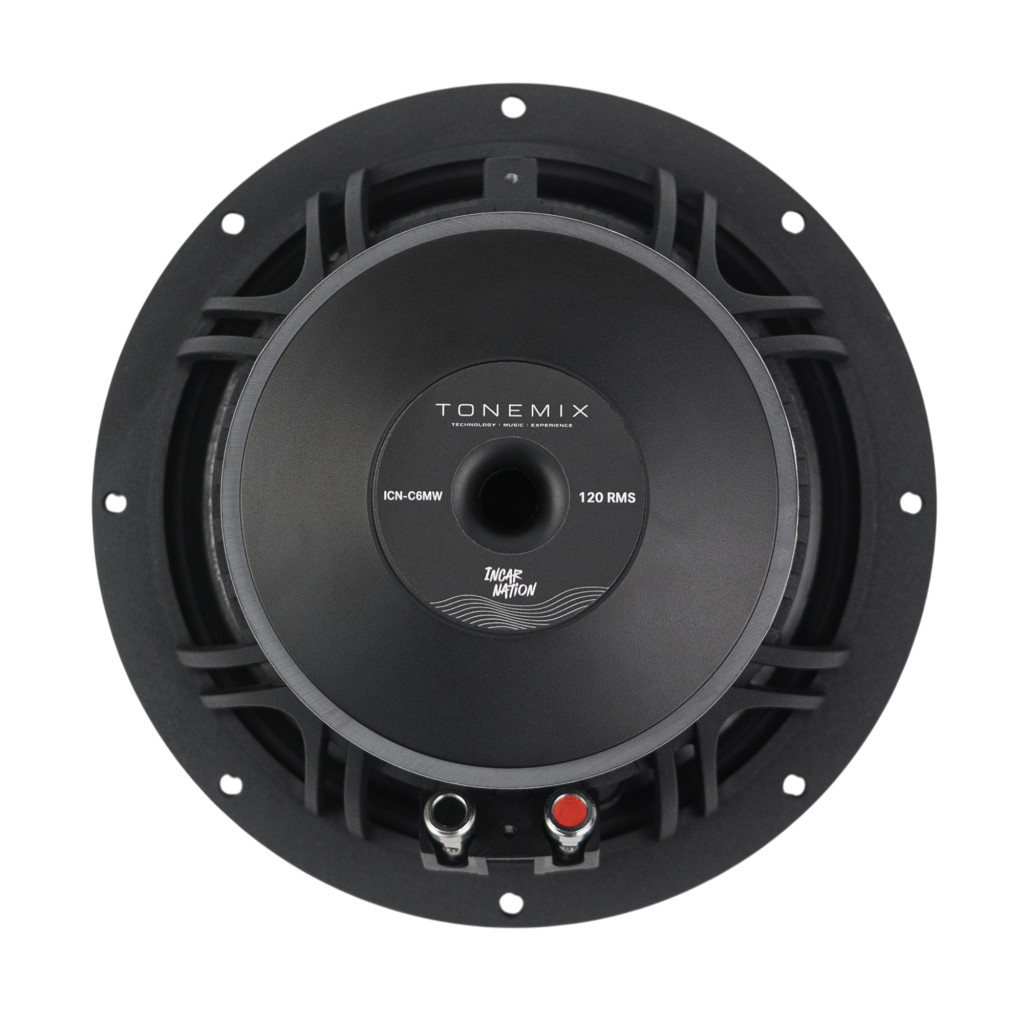 Tonemix ICN-6.2P / 2-x полосная компонентная акустика, НЧ/СЧ-динамик 6,5" (165 мм), ВЧ-динамик 1,06" (27 мм) шелк, RMS 120 Вт, 4 Ом