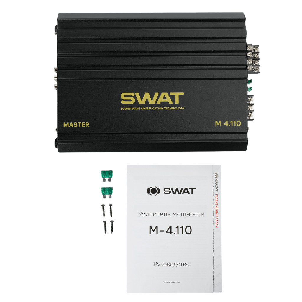 SWAT M-4.110/ Усилитель 4*110 Вт (class AB)
