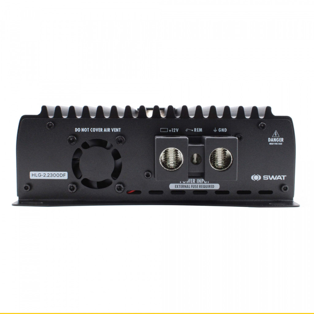 SWAT HLG-2.2300DF/ Усилитель цифровой, широкополосный,  2*2300 Вт (class D)/