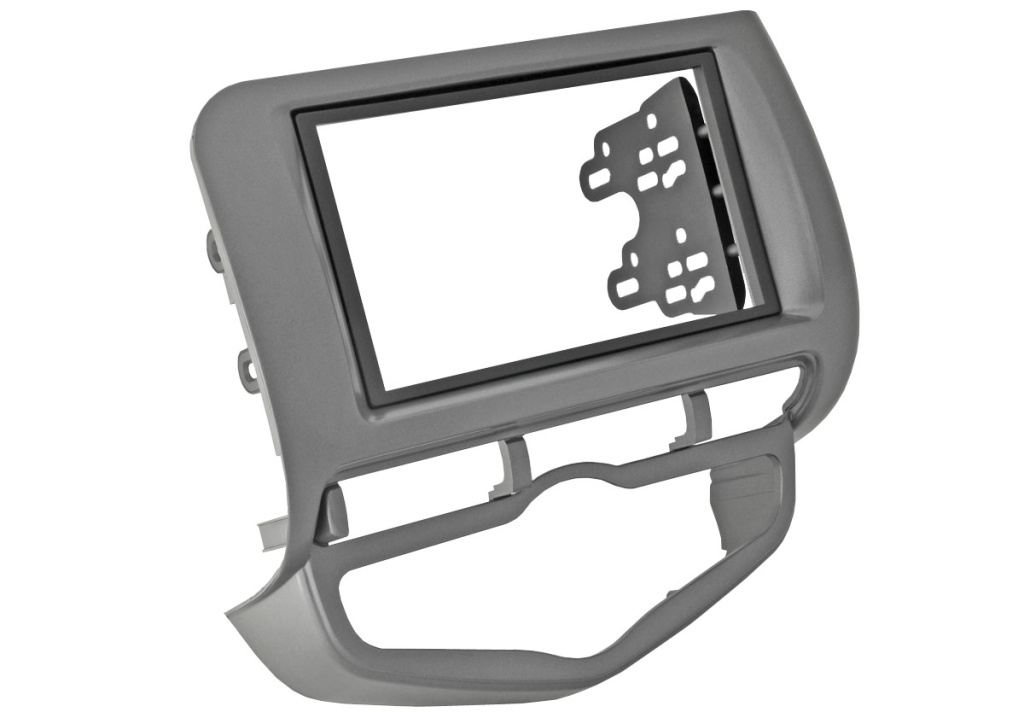 Рамка  HONDA Fit 02-08  (CLIMA / левый руль)  2din (крепеж)
