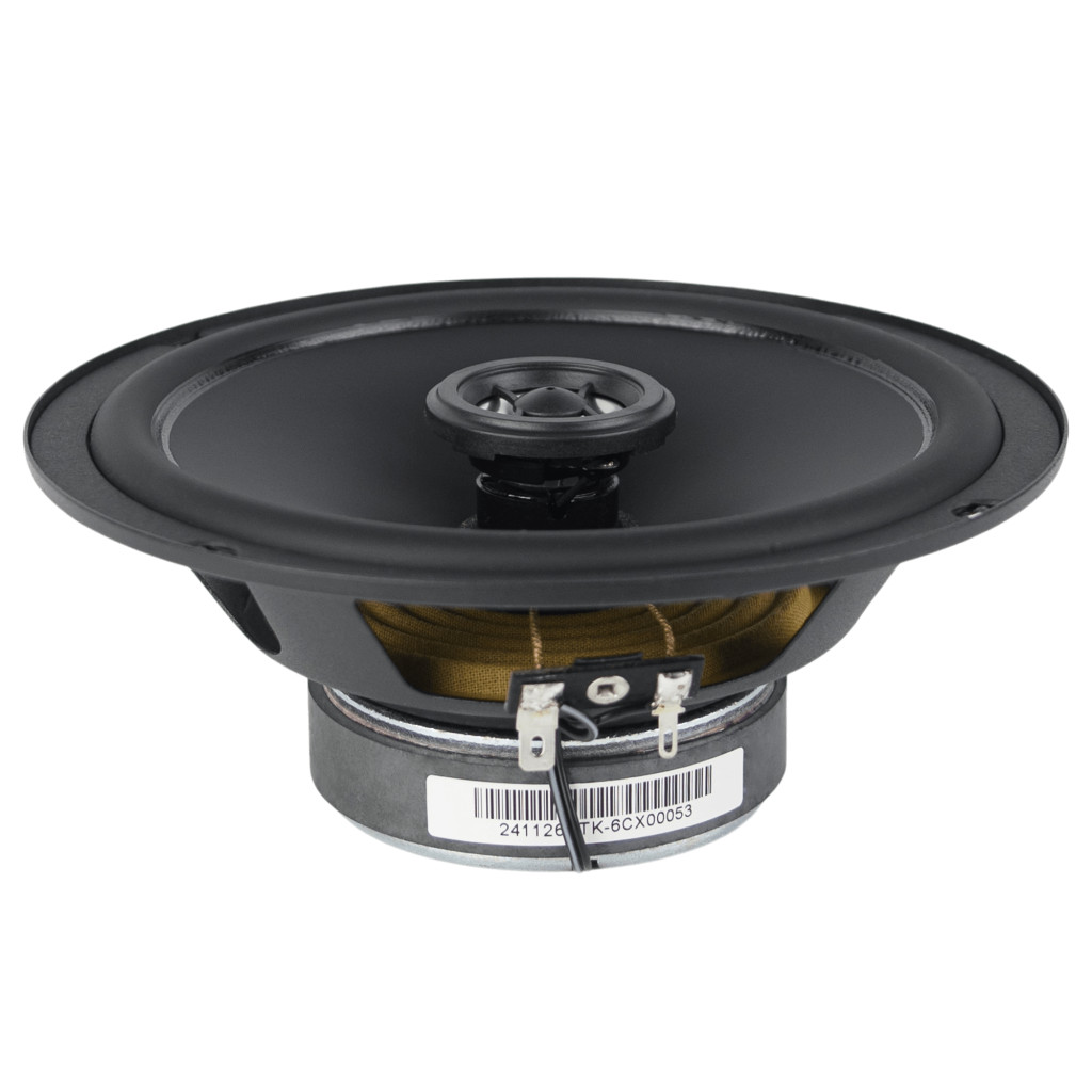 Tonemix ATK-6CX/ 2-x полосная коаксиальная акустика, типоразмер 6,5" (165 мм), RMS 80 Вт, 4 Ом, диапазон частот 55Гц - 20 кГц