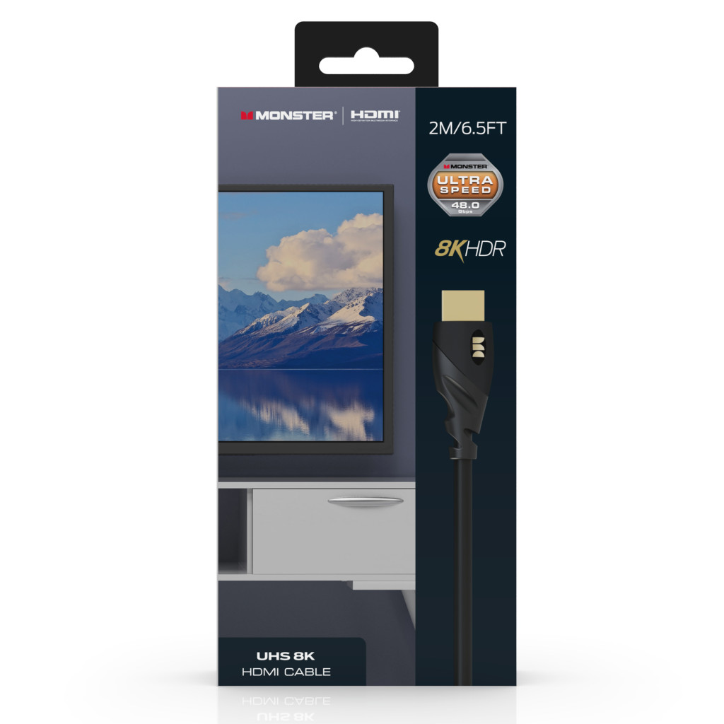 Monster Cable Essentials, HDMI кабель, 8K, UHS, 2m