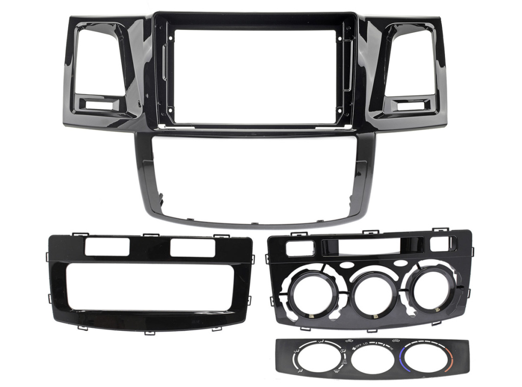 Рамка для UMS  TOYOTA Hilux, Fortuner, SW4 2011-2015 (auto AC / manual AC), 9"