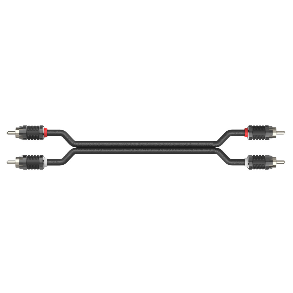 Tonemix SYNT-210 межблочный кабель 2RCA-2RCA, 1.0 метр, витая пара, 2 экрана, медь