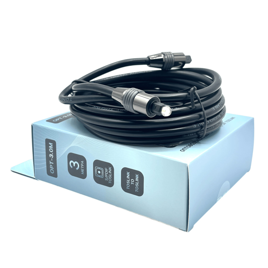 Tonemix OPT-3.0M оптический кабель Toslink-Toslink, 3.0 метра, Optical Cable